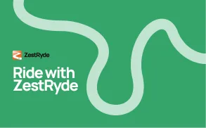 Ride with ZestRyde promo card